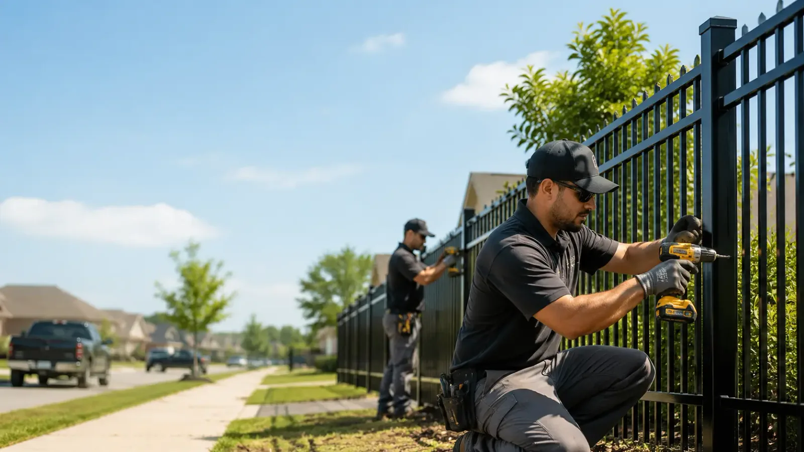 Metal Fence Installation in Clare, MI